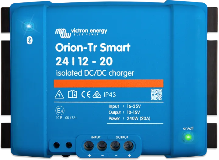 Victron Energy ORION-TR Smart 12/24-15A (360W) DC-DC Charger Şarj Cihazı, Galvanik İzolasyonlu, İzoleli