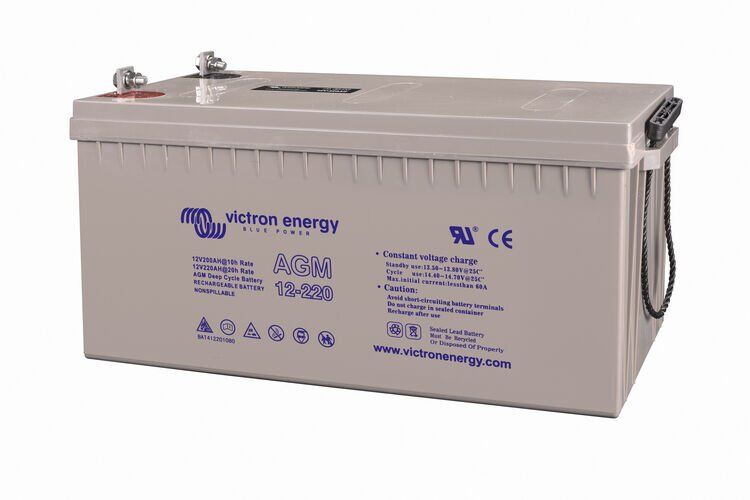 Victron 12V/220Ah AGM Deep Cycle Batt. (M8)-AKÜ