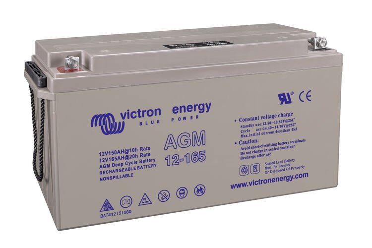 Victron 12V/165Ah AGM Deep Cycle Batt. (M8)-AKÜ