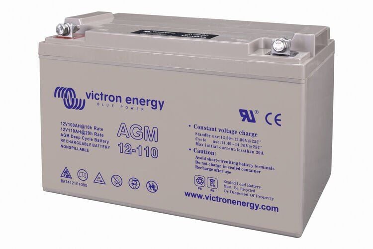 Victron 12V/110Ah AGM Deep Cycle Batt. (M8)-AKÜ