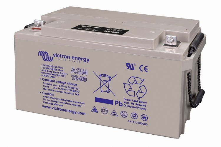 Victron 12V/90Ah AGM Deep Cycle Batt. (M6) AKÜ