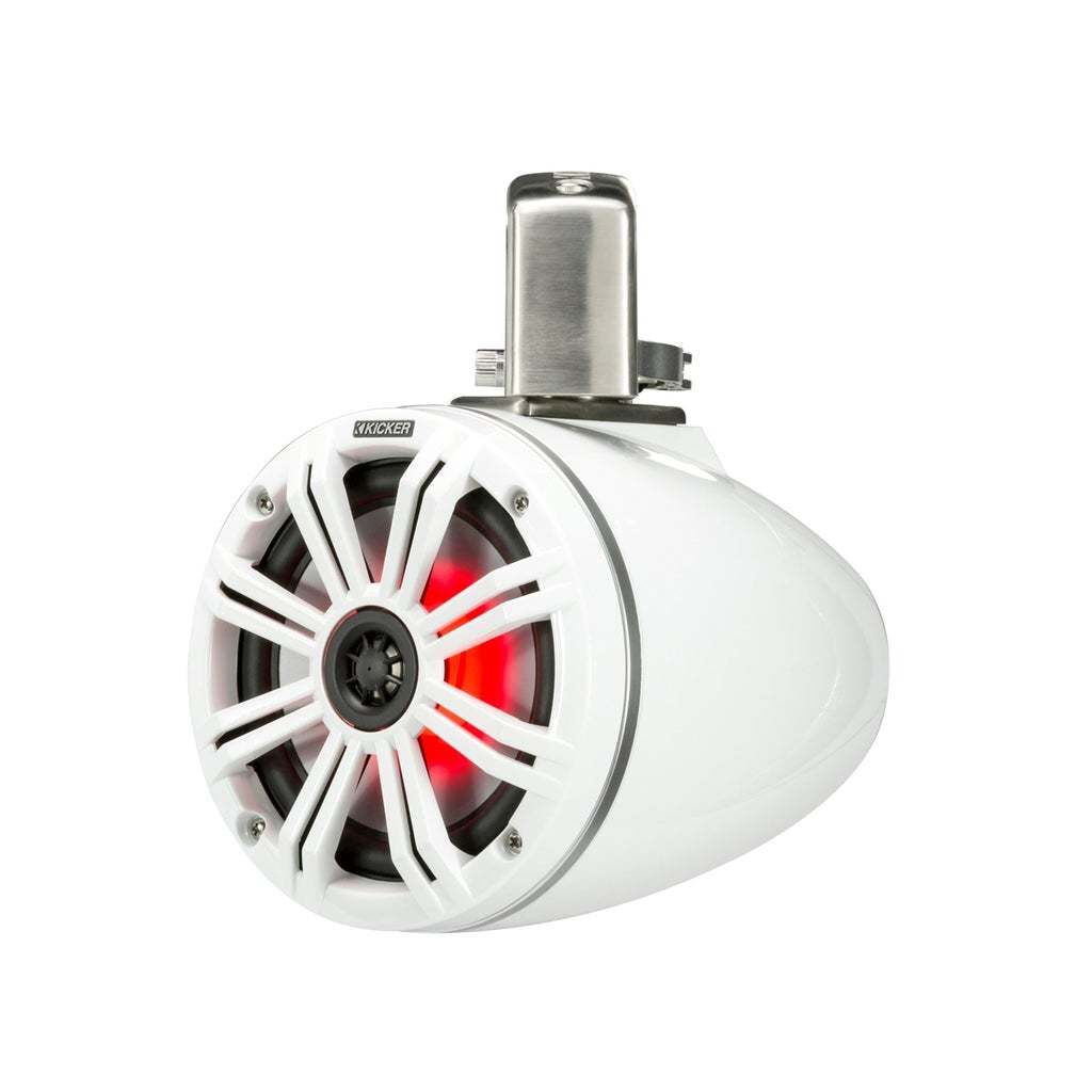 6.5'' (165 mm) Tower Coaxial Speaker System - White LED Grills
