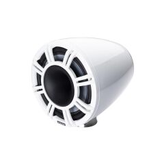 Kicker KM Marine 280 mm Korna Tipi Hoparlör Sistemi Beyaz Led Işıklı