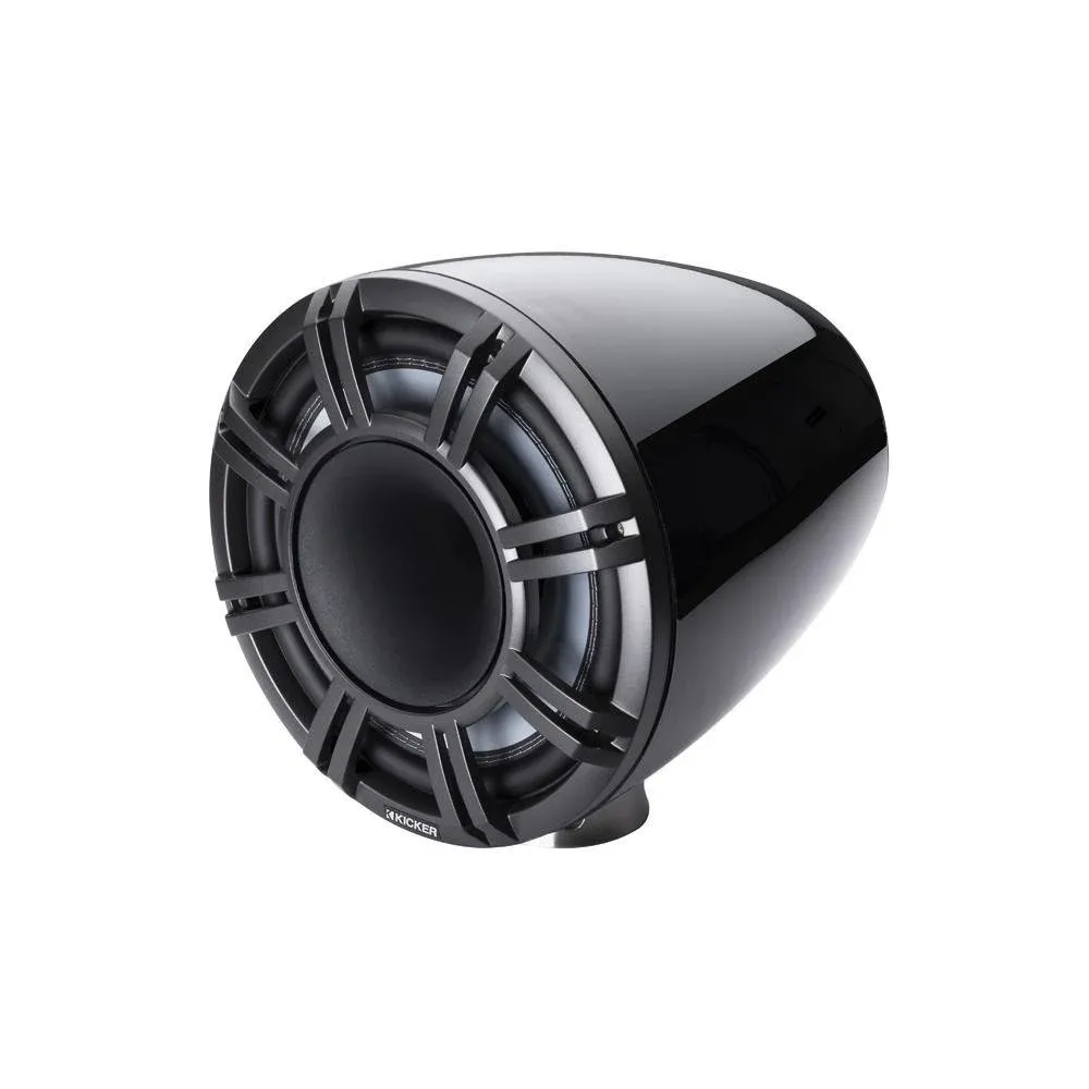 Kicker KM Marine 280 mm Korna Tipi Hoparlör Sistemi Siyah Led Işıklı