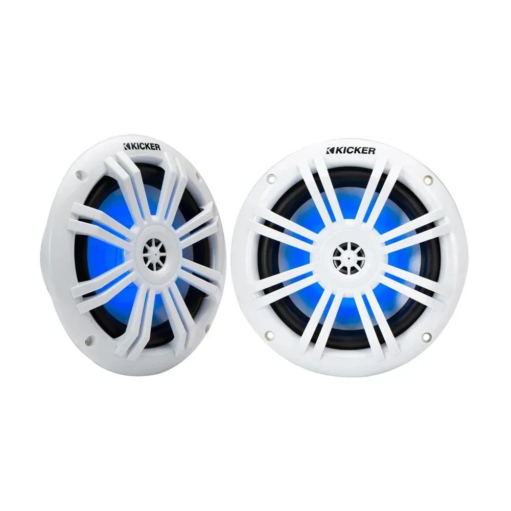 KM Marine 6,5'' (165 mm) LED Izgaralı Koaksiyel Hoparlör Sistemi